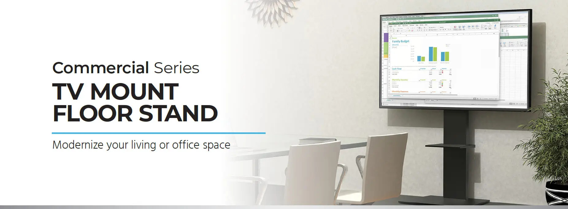 TV MOUNT FLOOR STAND