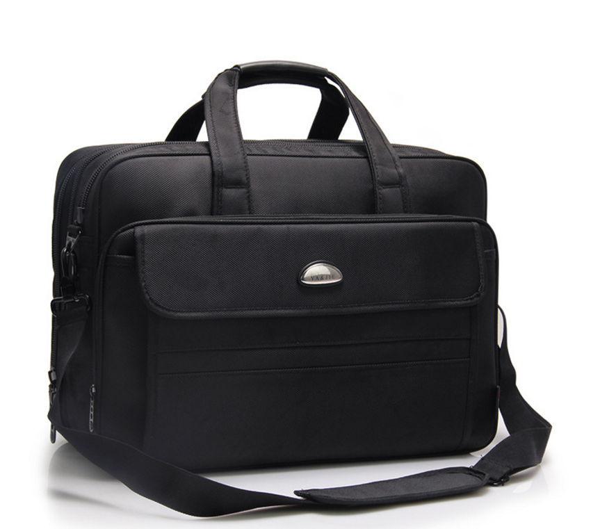 Expandable Business Notebook Briefcase Shoulder Bag 16 17 19 Inch Laptop Bag 
