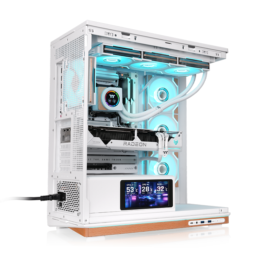 Thermaltake Stage 500 TG ARGB Mid Tower Chassis - Snow
