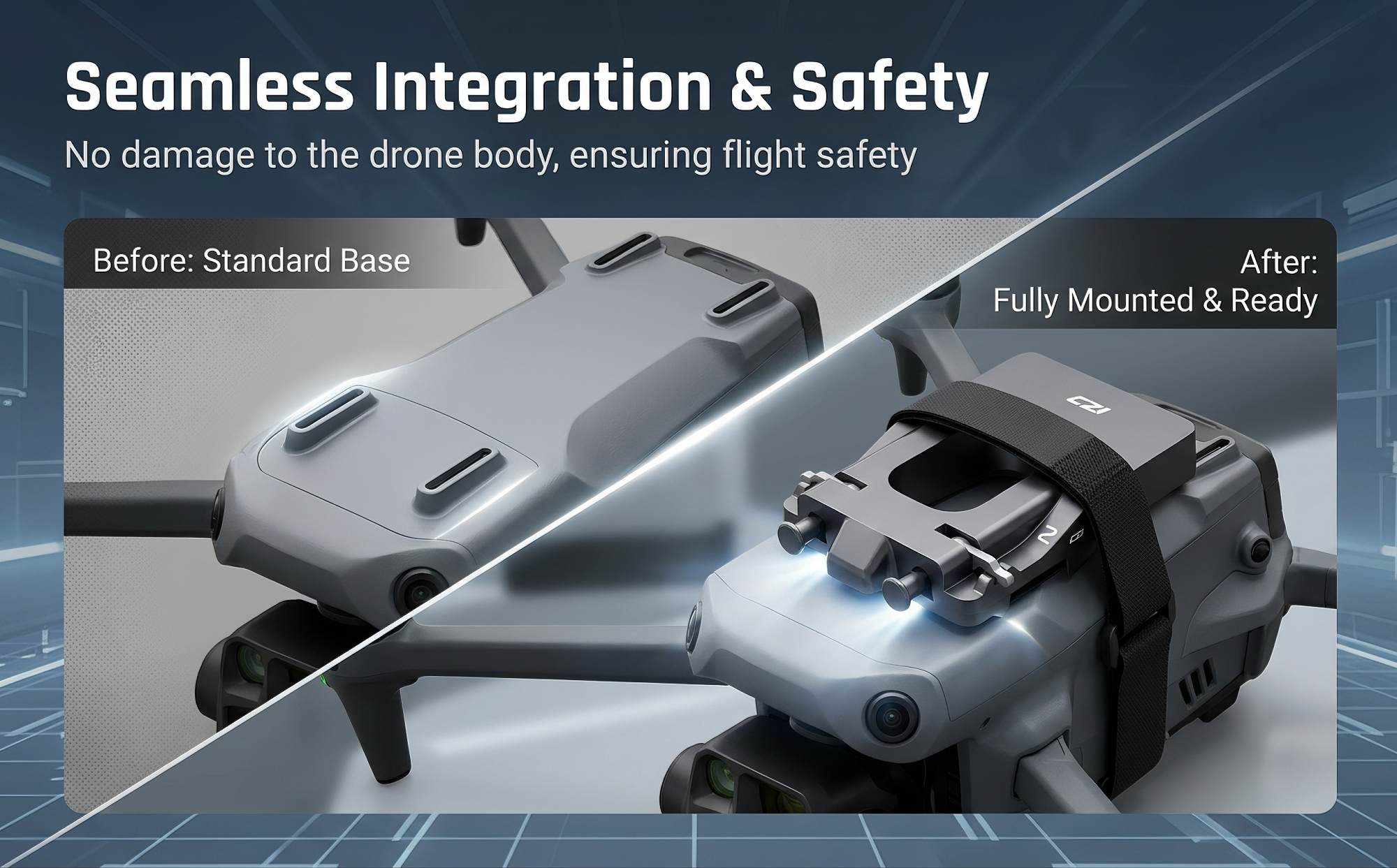Details of the Matrix 4T/4E drone launcher