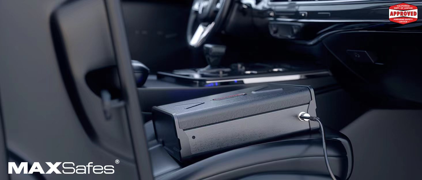 pistol safe secures in vehicles
