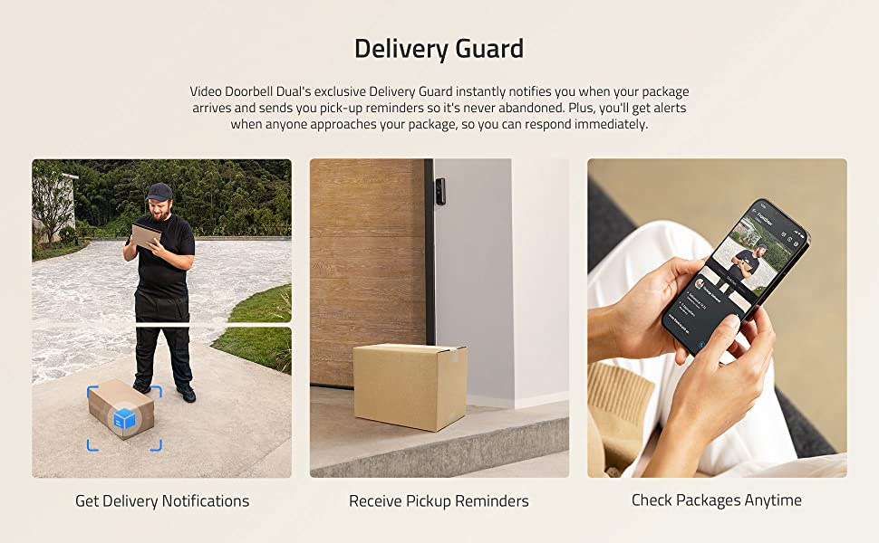  eufy security Video Doorbell Dual Camera (Battery-Powered)  with HomeBase, Wireless Doorbell Camera, Dual Motion and Package Detection,  2K HD, Family Recognition, No Monthly Fee, 16GB Local Storage : Electronics