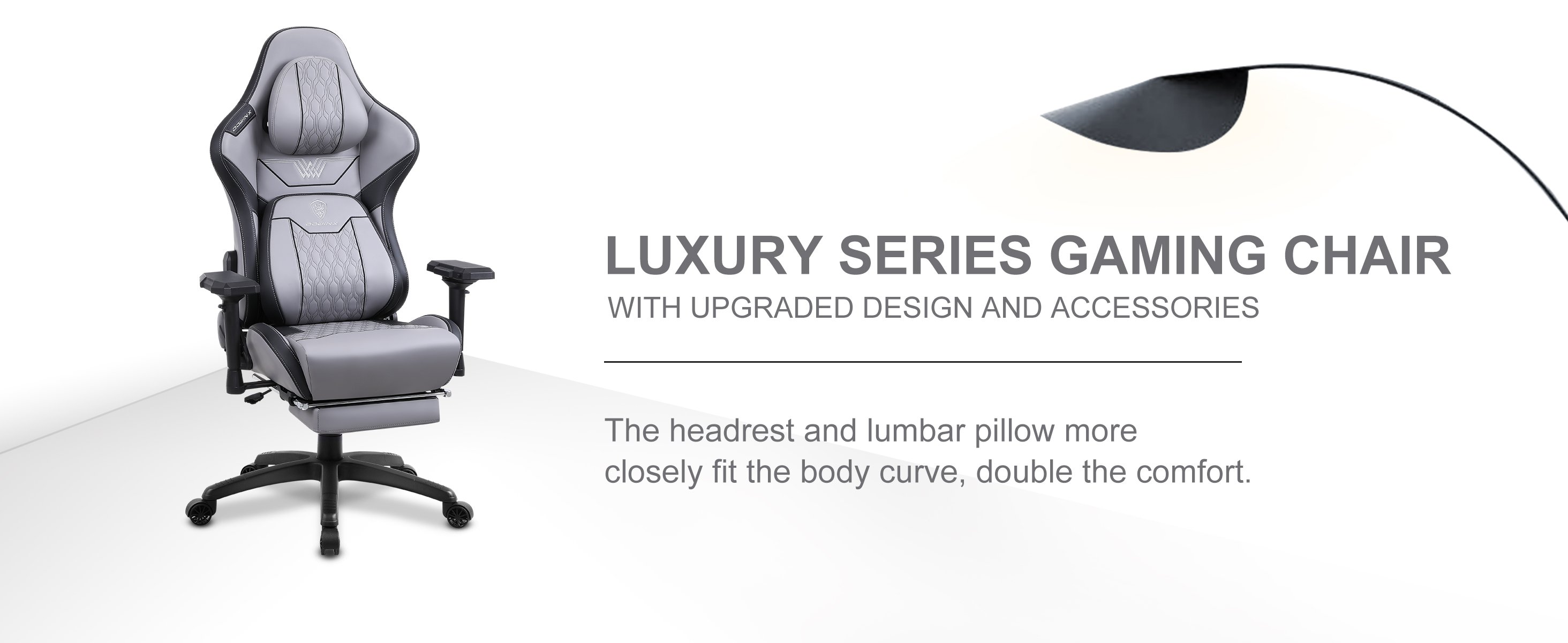 Comfortable Gaming Chair Headrest/Lumbar/Pillow