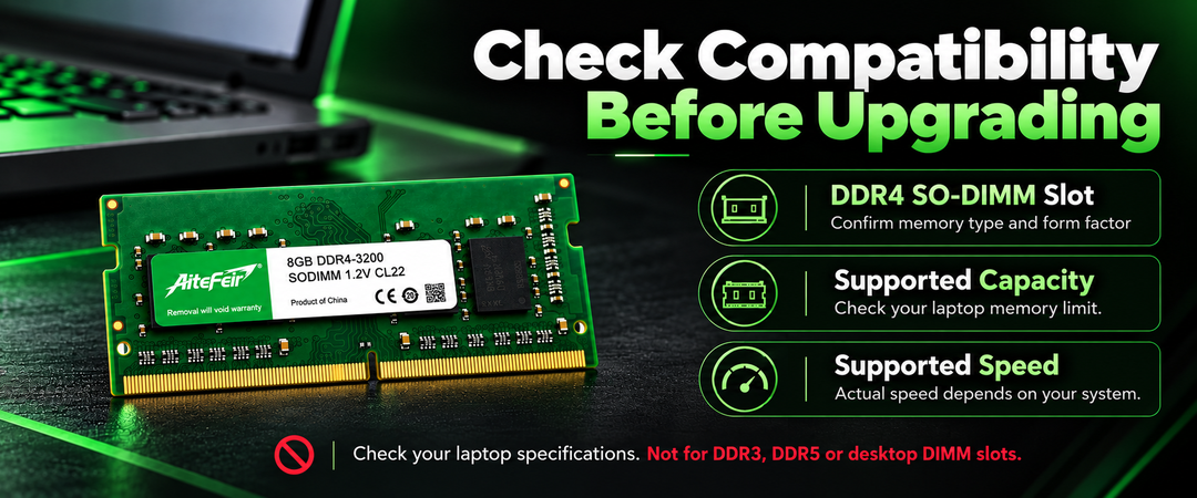 DDR4 3200MHz 8GB Laptop RAM