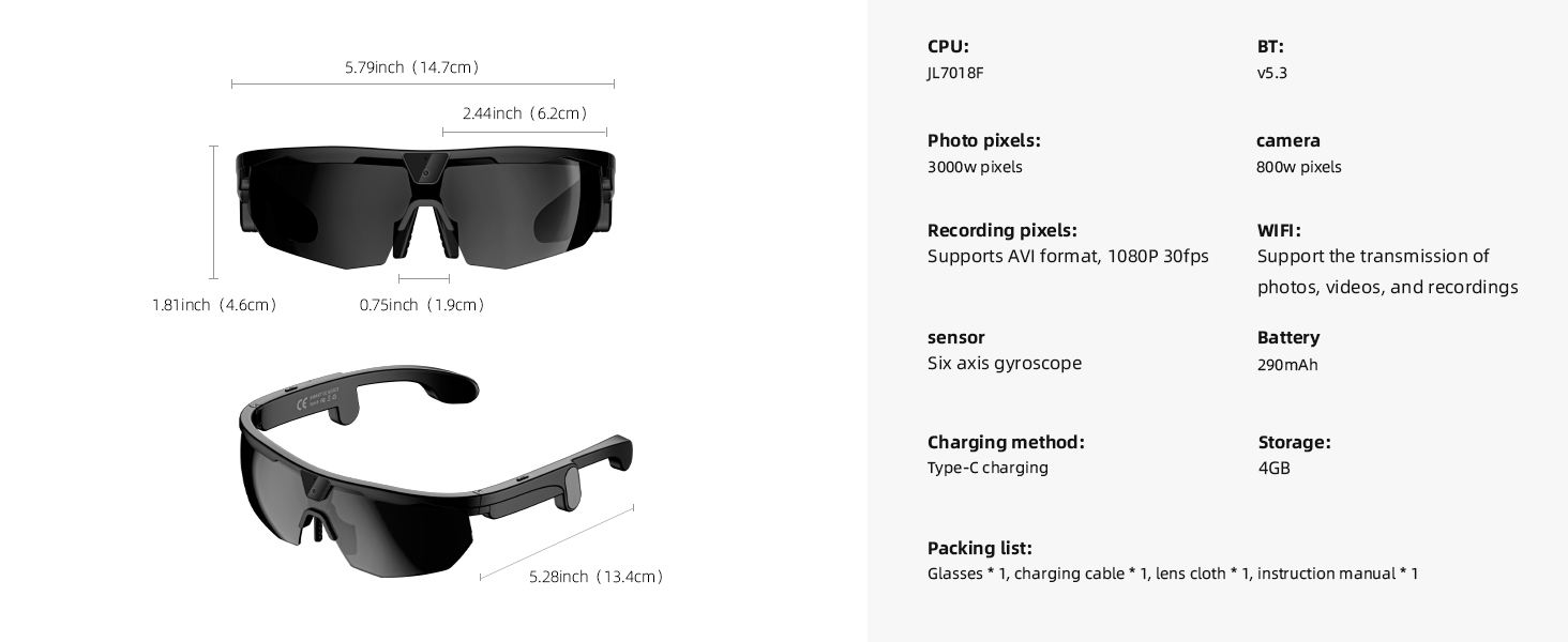 UV400 Full Polarized Lens, Block Harmful UVA/UVB Rays