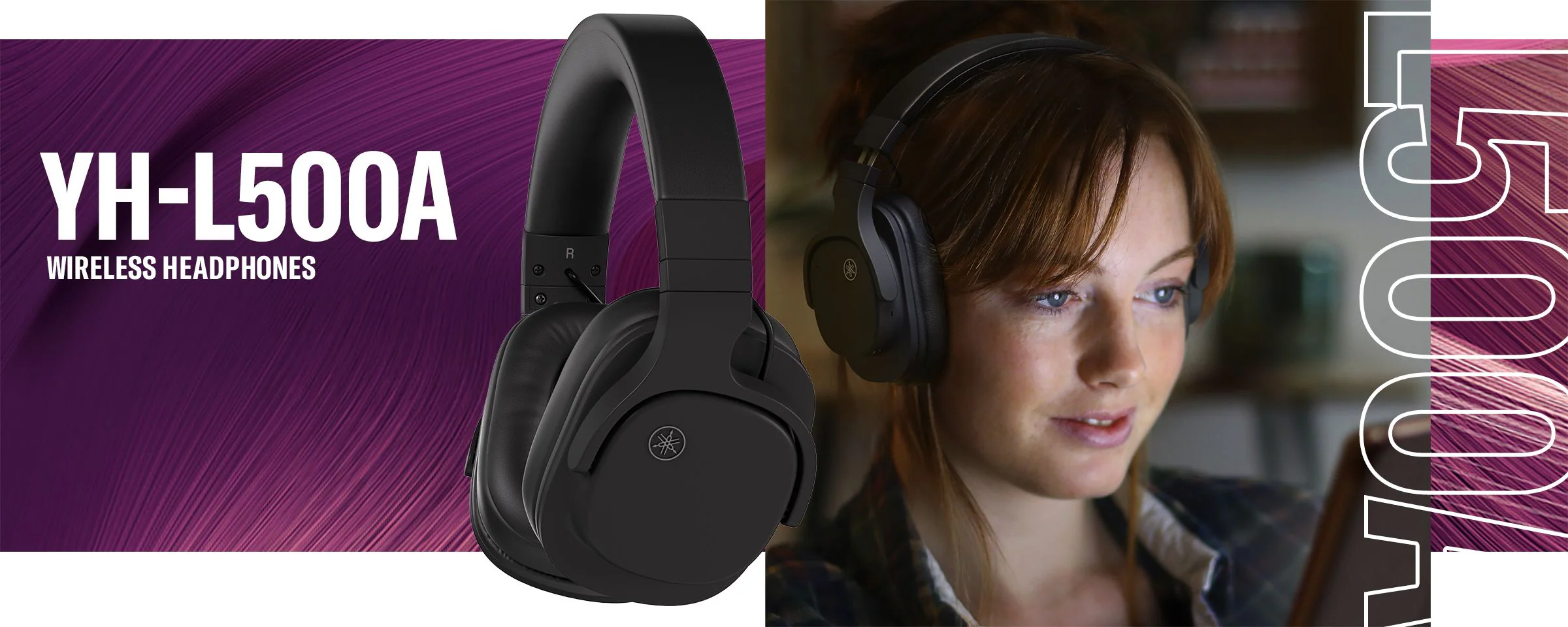 Yamaha YH-L500A Wireless Over-Ear Headphones