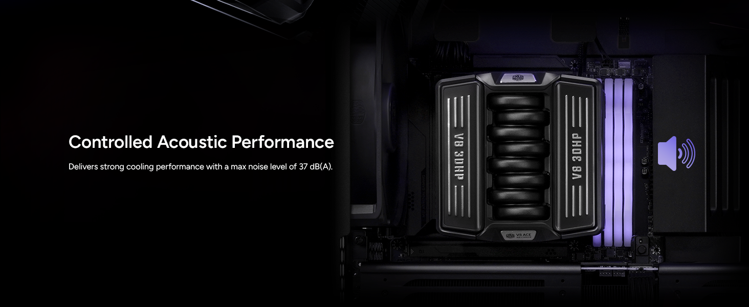 Cooler Master V8 ACE 3DHP AMD CPU Air Cooler