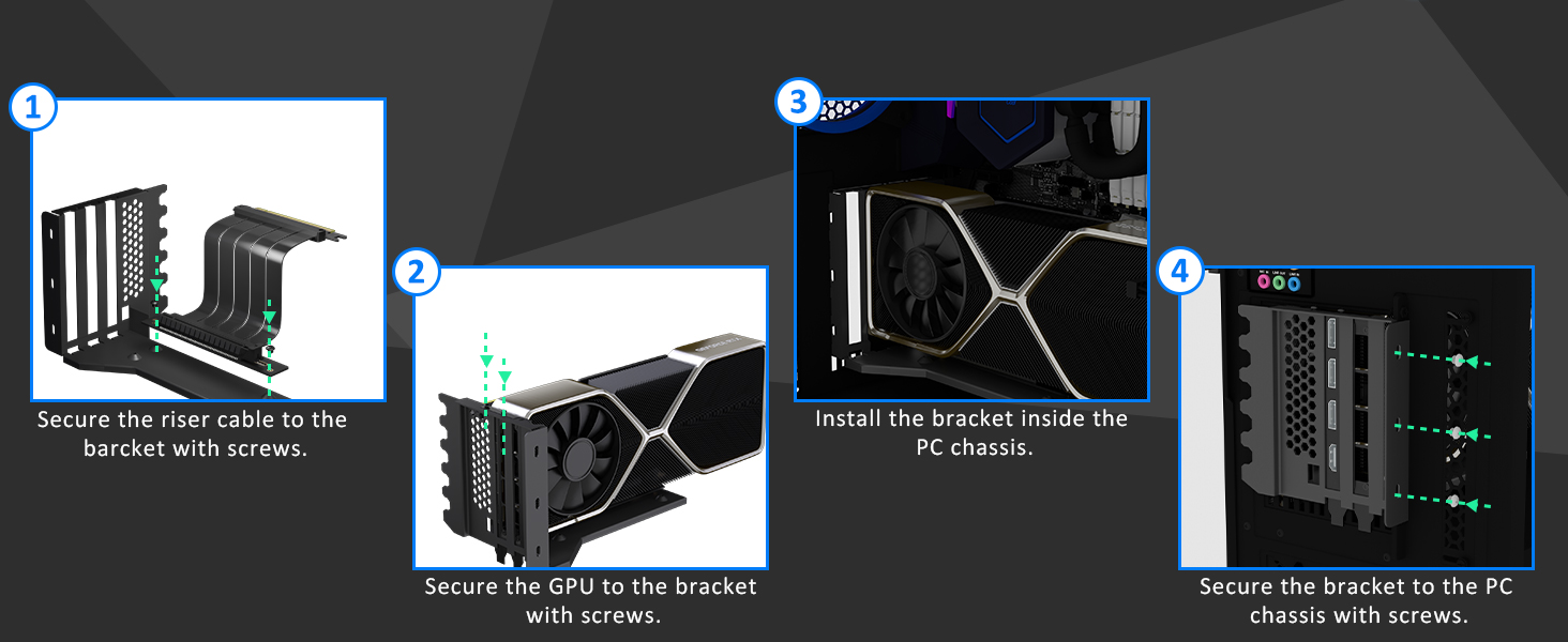 PCIE 4.0 Riser Cable