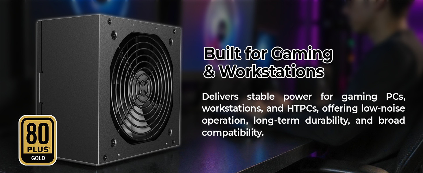 ATX 3.1 & PCIe Gen 5 Ready Supports modern high-performance GPUs with native 12VHPWR (12+4 pin) conn