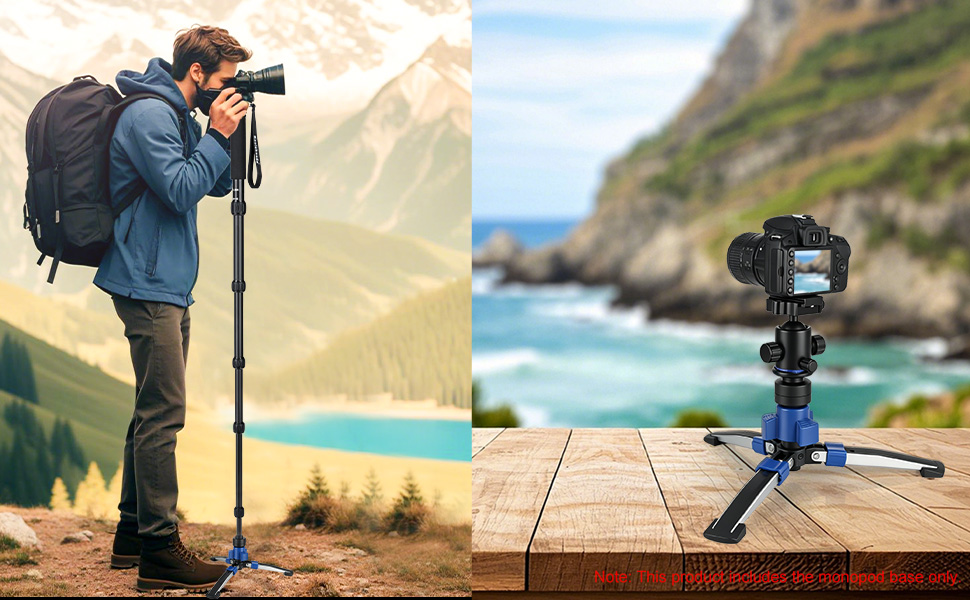 Monopod Base with Pedal