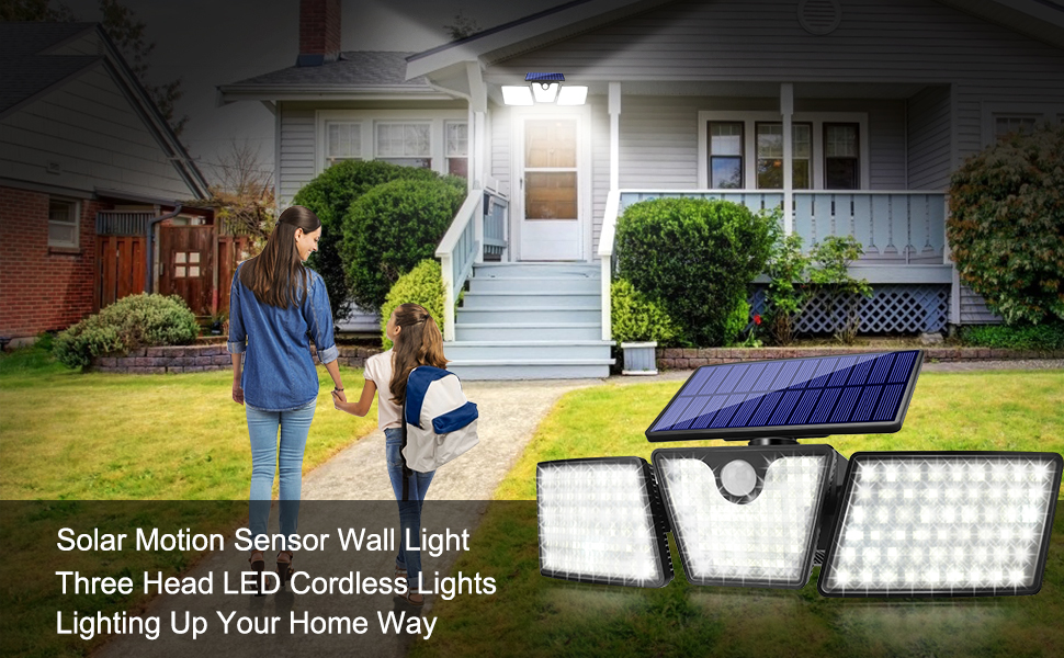 solar wall light motion sensor