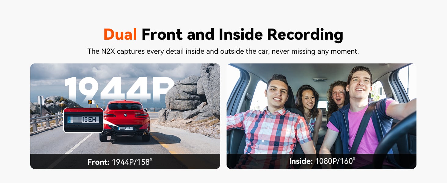 vantrue dual dash cam