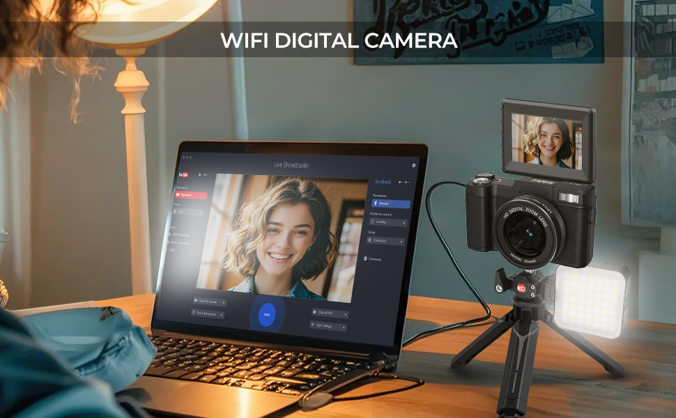 wifi digital camera 5k webcam