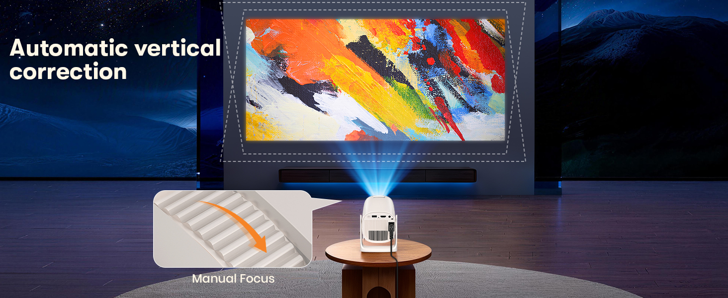Miroir RK100 Roku TV Smart Projector
