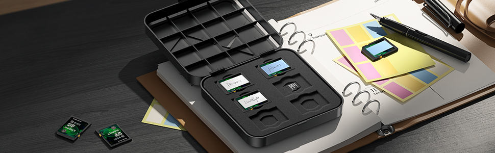 for 10 x SD & 6 x TF & 2 x CF Card