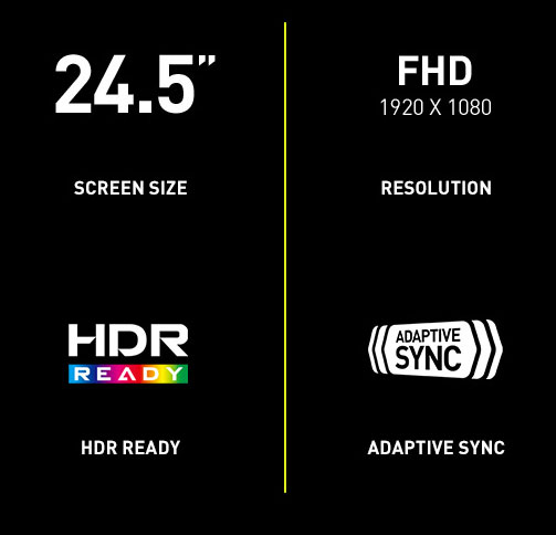 MSI MAG255XFV Gaming Computer Monitor
