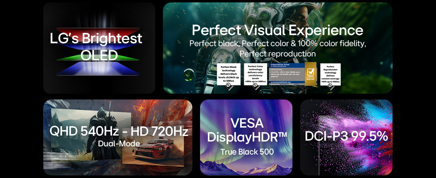 LG UltraGear 27GX790B-B Gaming Computer Monitor