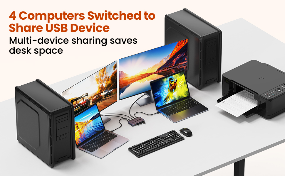USB 3.2 Switch 4x4