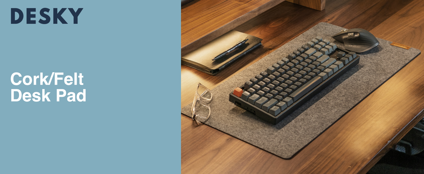 Desky Cork/Felt Desk Pad