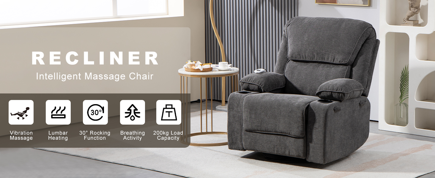 ROCKING MASSAGE RECLINER