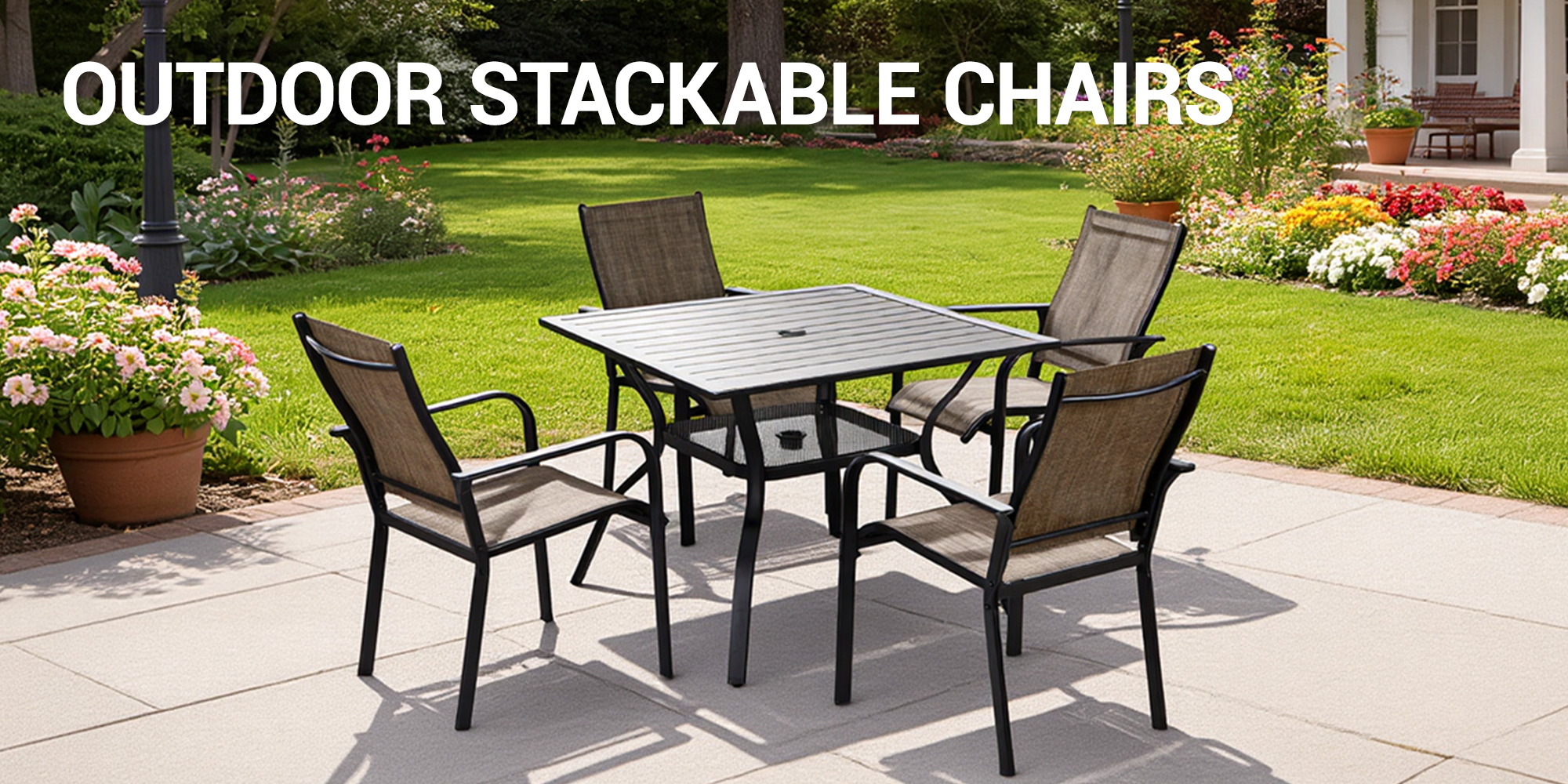 outdoor stackable chairs