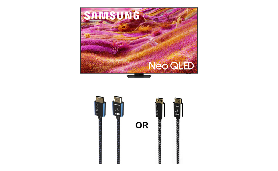 Samsung QN90FA Series TV with Austere HDMI Cable