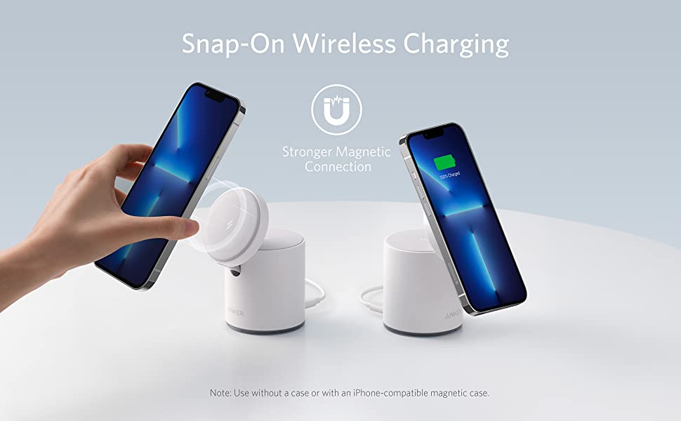 Anker 623 Magnetic Wireless Charger (MagGo), 2-in-1 Wireless