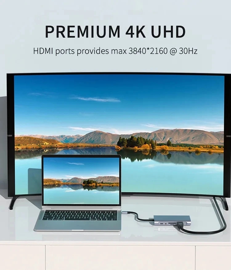 11 in 1 USB C Docking Station Hub