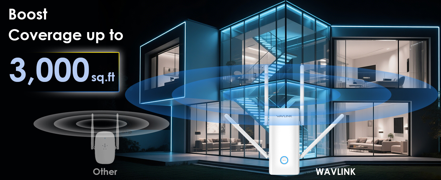 WiFi 6 Range Extender repeater