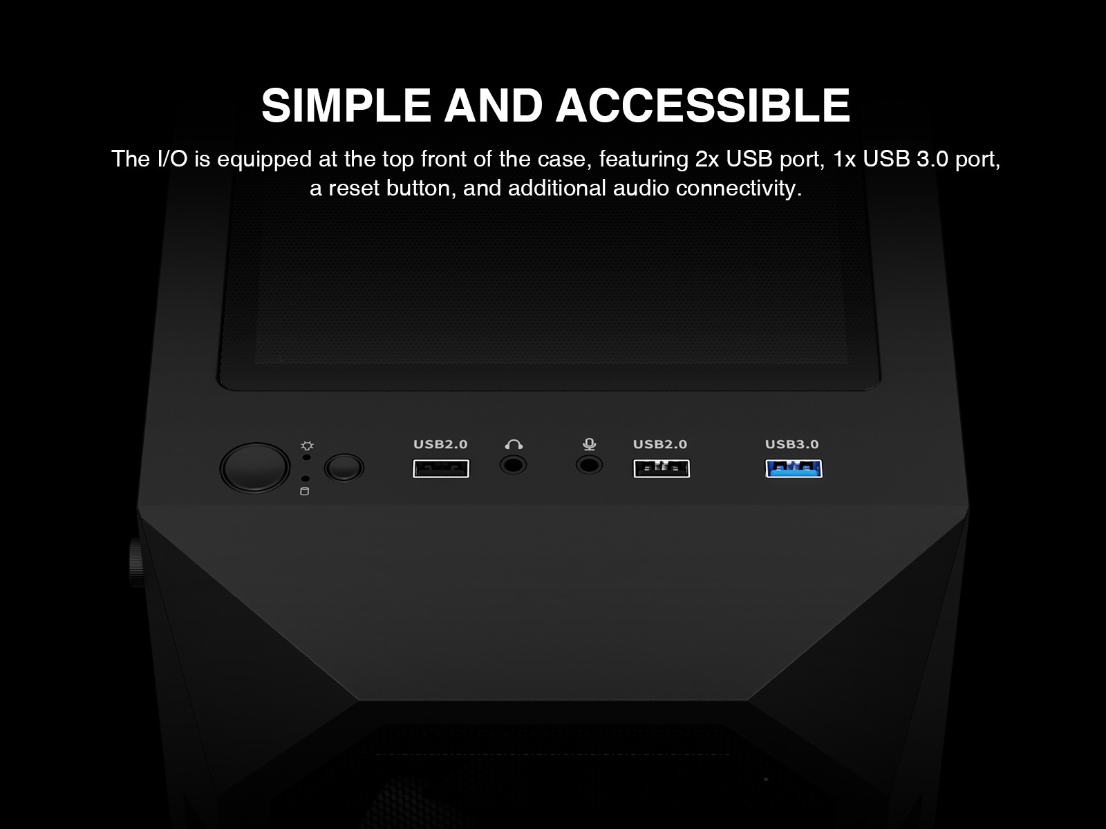 Rosewill RWGC1 ATX Mid Tower Gaming Computer PC Case