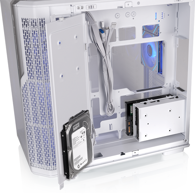 Thermaltake View 590 TG ARGB Mid Tower Case - Snow