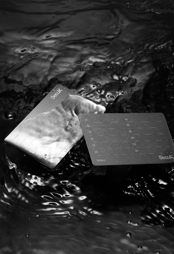 SecuX XSEED PLUS Secure Bitcoin Wallet Crypto Seed Storage Metal Plates 