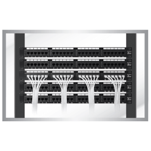 Cat6 6in Black Component Level Patch Cable, UTP, 28AWG, 550MHz, Pure Bare Copper, Snagless RJ45, Sli