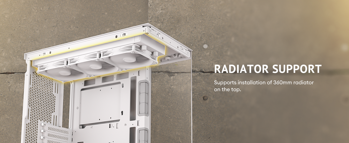 Antec C6 Wood White Mid-Tower Case