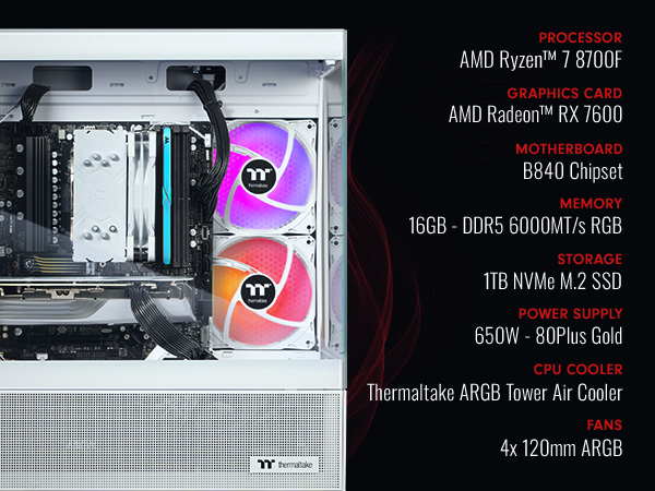 Thermaltake NE R76-V170S Gaming Desktop PC 