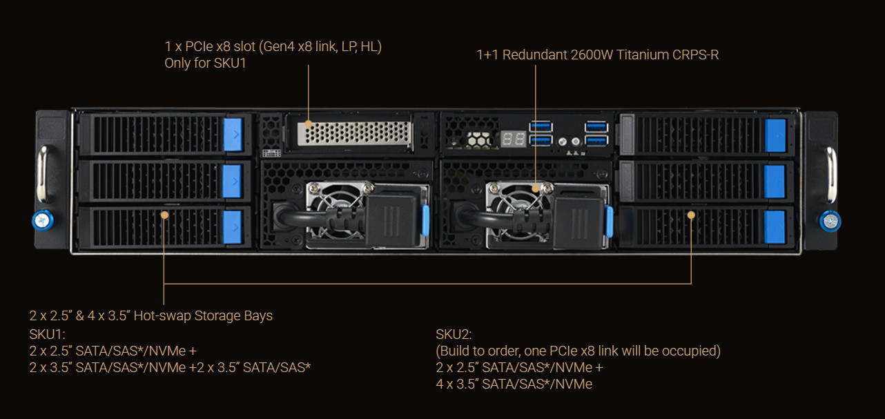 ASUS ESC4000-E11-26WGP 4U AI Deep Learning Server