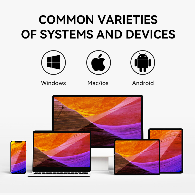 AUSDOM Sofkeys2 Wireless Dual Bluetooth 5.0/2.4G Desktop Keyboard