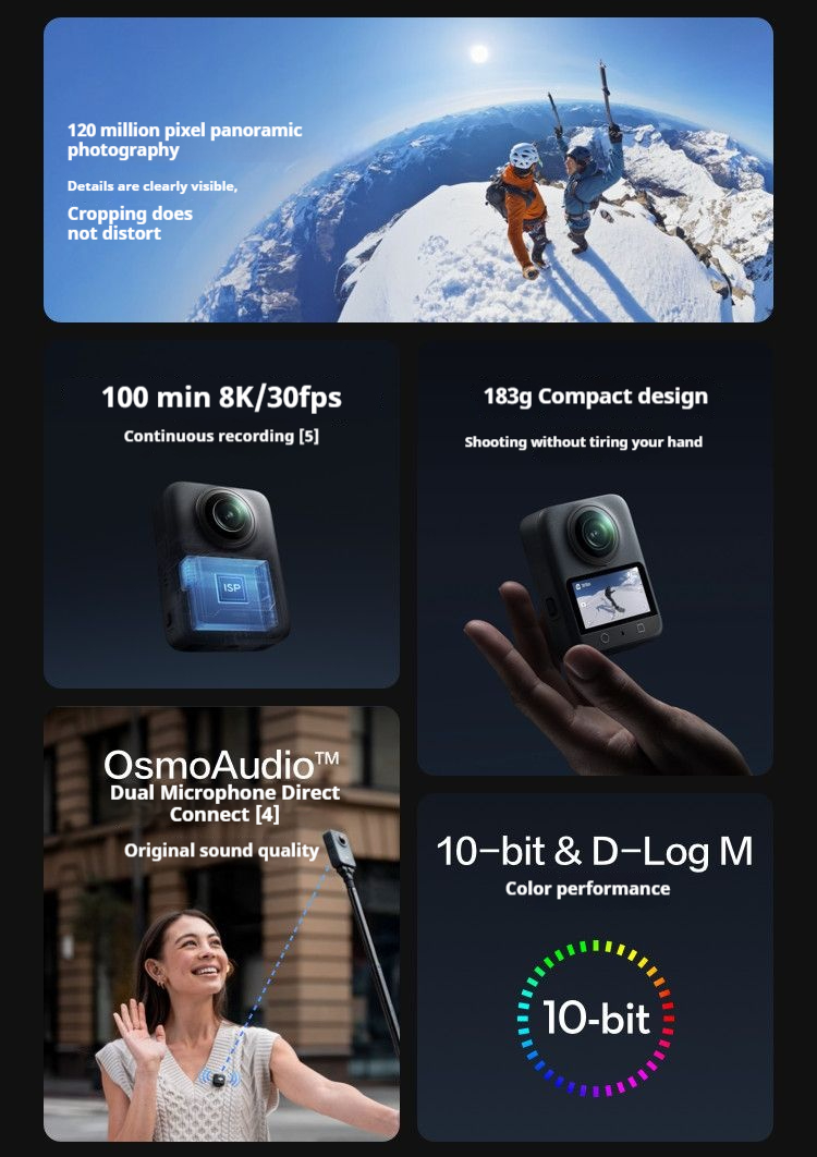 DJI Osmo 360 Detailed introduction