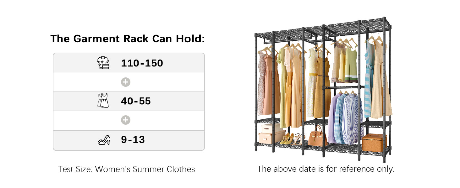 Vipek V50i Medium Size Portable Closet Rack Freestanding Closet