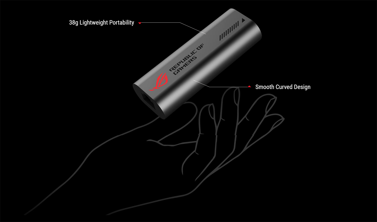 ASUS ROG USB-C10G 10Gb Ethernet Adapter