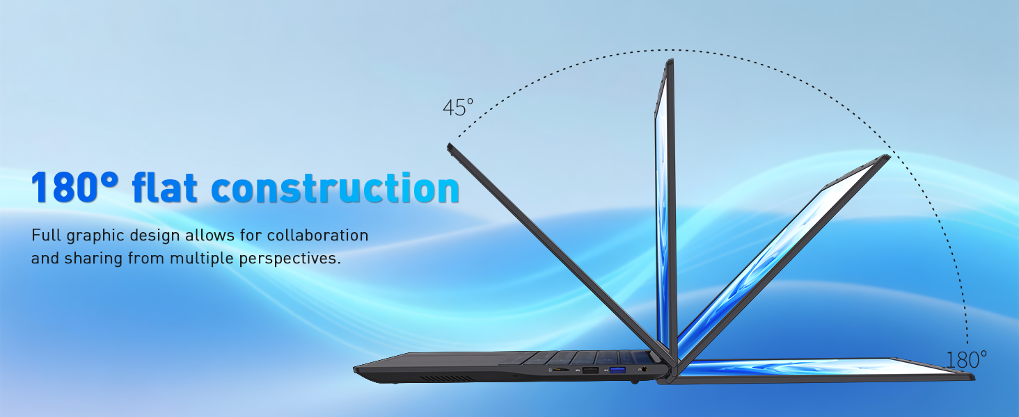 180° flat construction