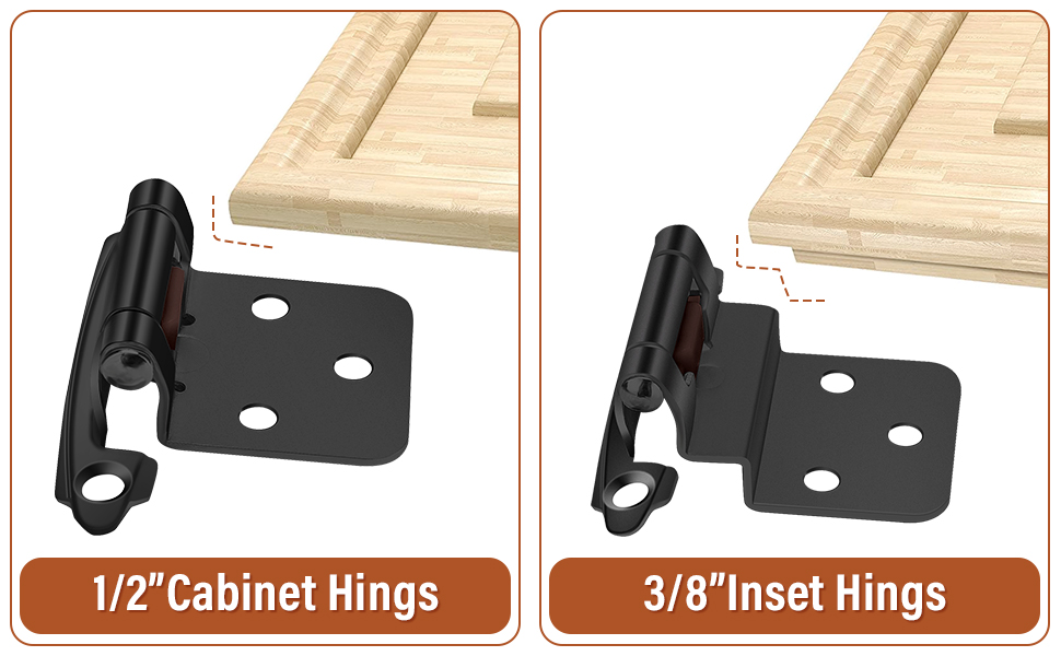 Kitchen cabinet hinges