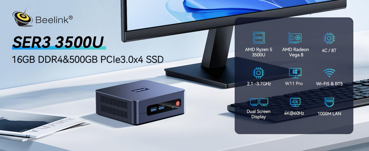Beelink AMD SER 3500U mini pc