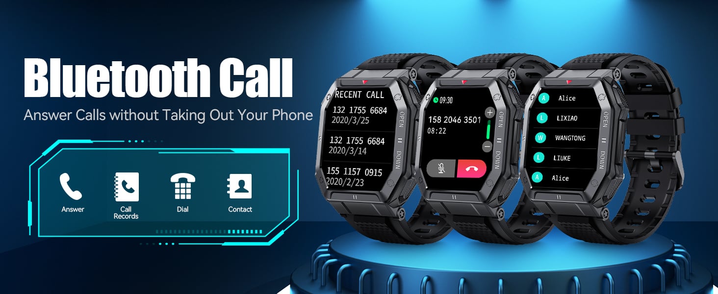 EIGIIS Smart Watch 3ATM Waterproof 2023 Original Design For Men