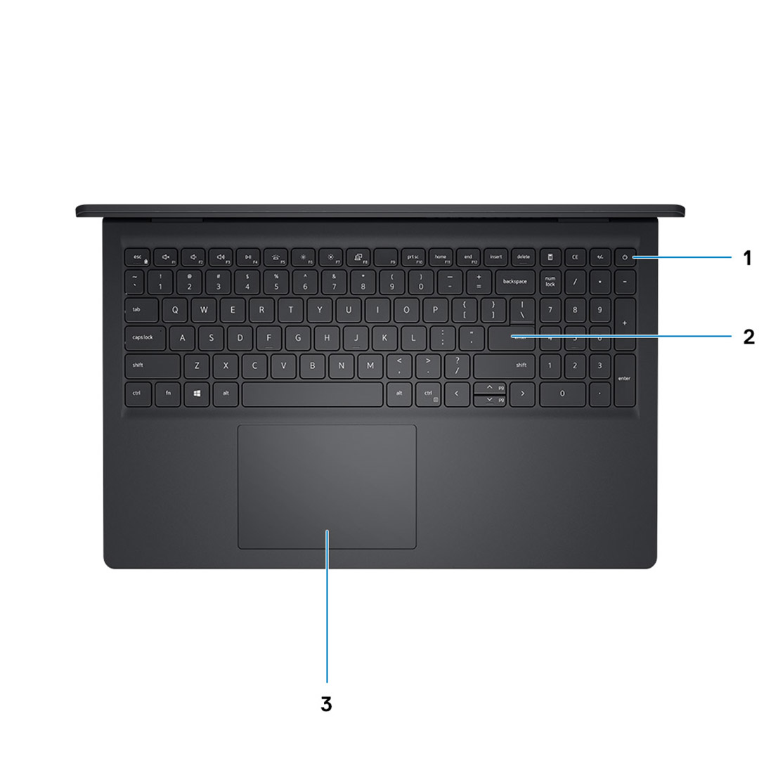 DELL Inspiron 15 3515 Business Laptop - Top