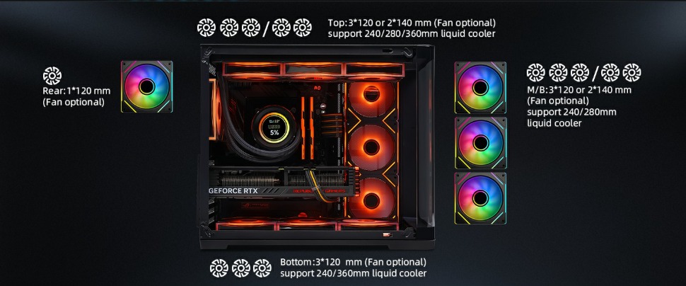 SAMA 2851 ATX Mid-Tower PC Gaming Case