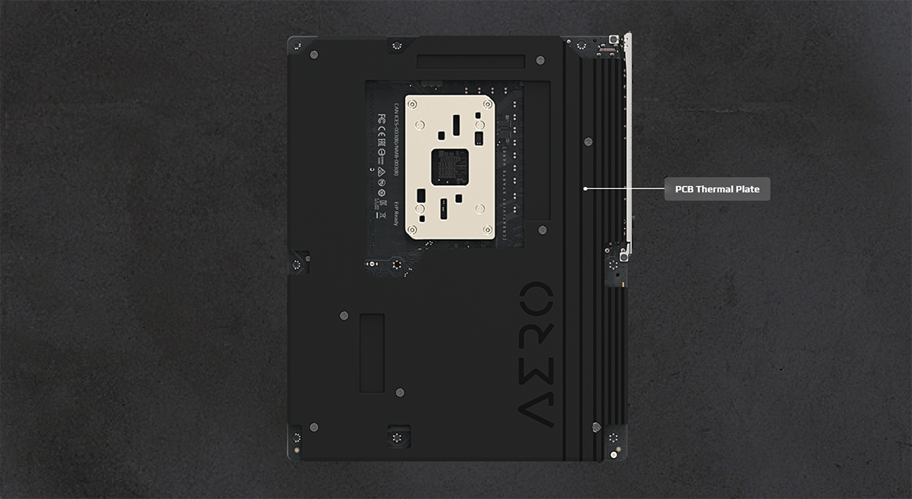 GIGABYTE X870E AERO X3D DARK WOOD AMD AM5 ATX Motherboard