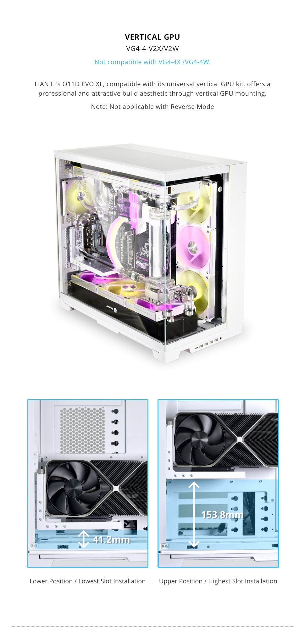 Lian Li O11 Dynamic EVO XL Big-Tower - blanco