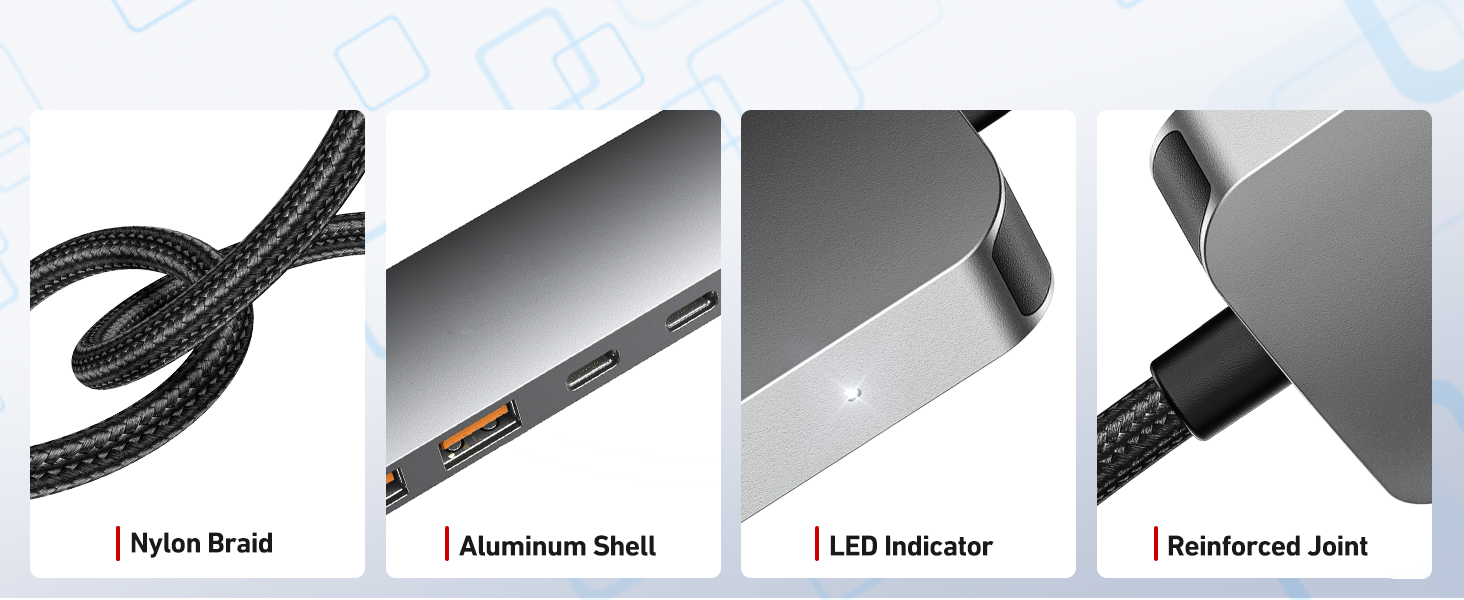 4-Port USB 3.2/USB C Hub