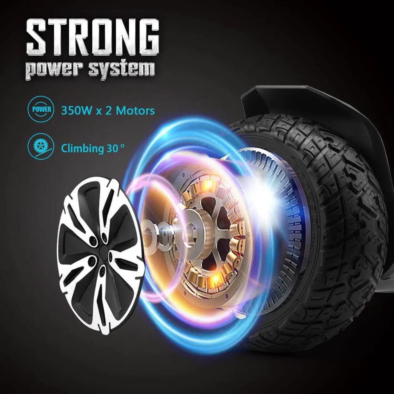 Dual 350W Motors